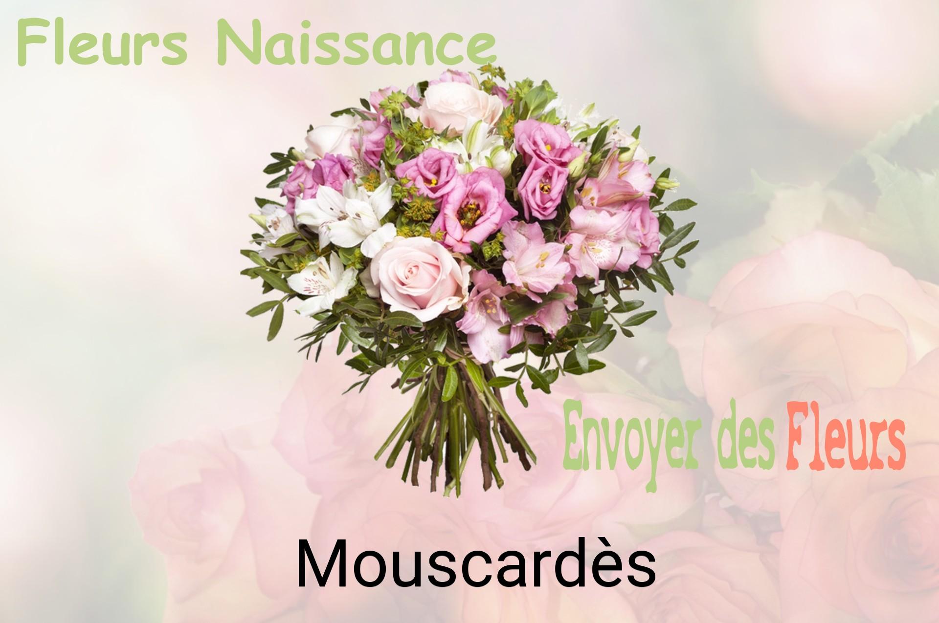 Bouquet de fleurs de naissance livré à Mouscardès